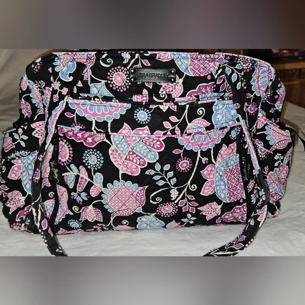 Vera Bradley Diaper Bag In Alpine Floral - Picture 7 of 13